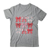 Retro Valentine's Day Heart Coquette Bow Women Kids Girl Shirt & Tank Top | siriusteestore