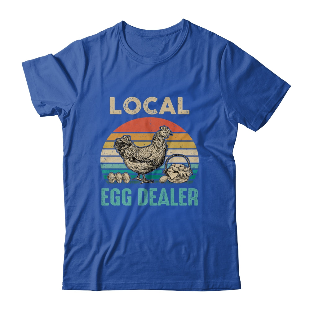 Retro Vintage Local Egg Dealer Farmer Chicken Egg Lover Shirt & Tank Top | siriusteestore