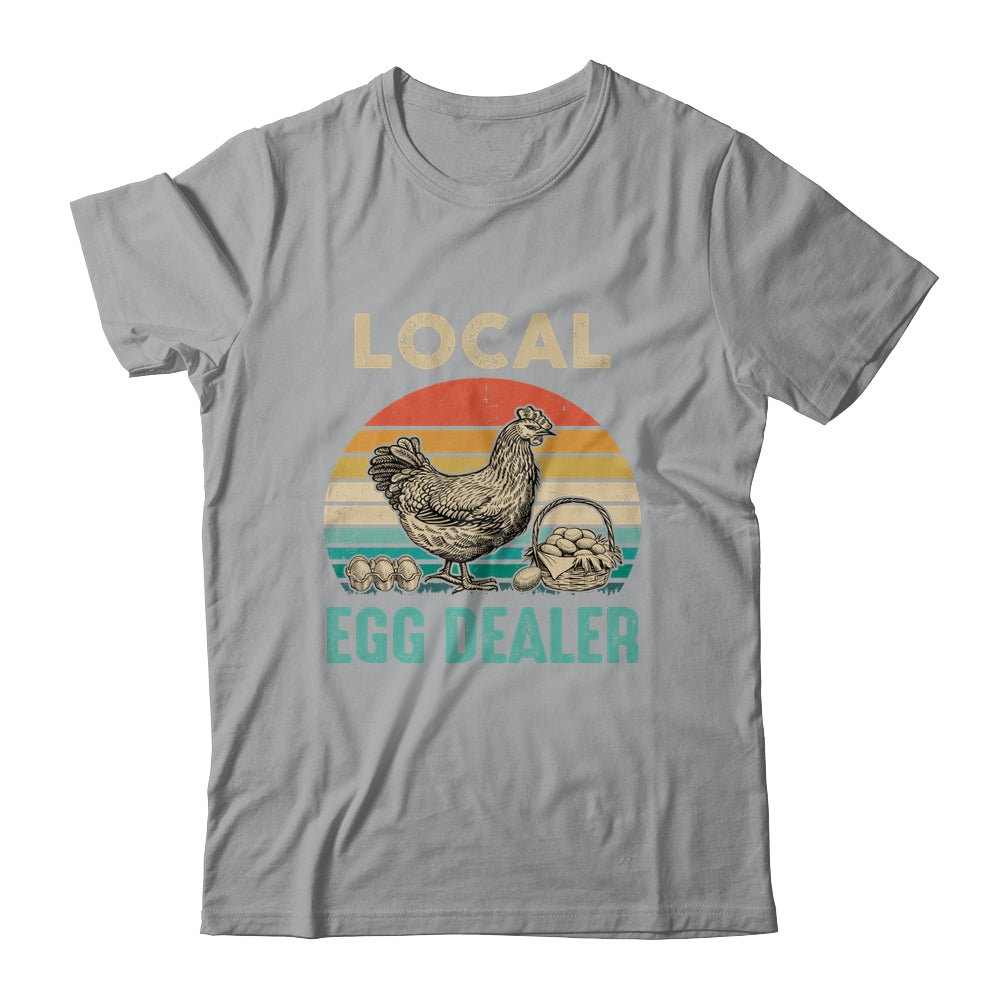 Retro Vintage Local Egg Dealer Farmer Chicken Egg Lover Shirt & Tank Top | siriusteestore