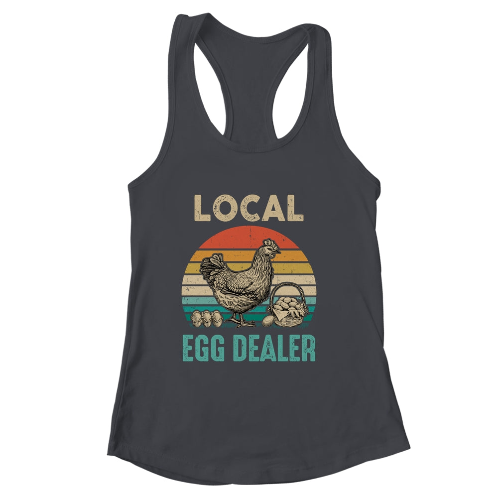 Retro Vintage Local Egg Dealer Farmer Chicken Egg Lover Shirt & Tank Top | siriusteestore