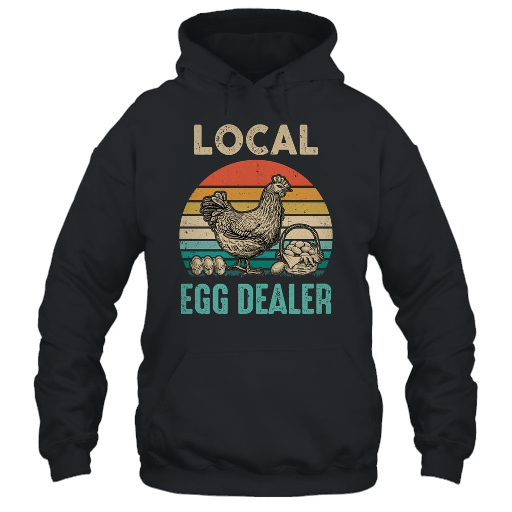 Retro Vintage Local Egg Dealer Farmer Chicken Egg Lover Shirt & Tank Top | siriusteestore
