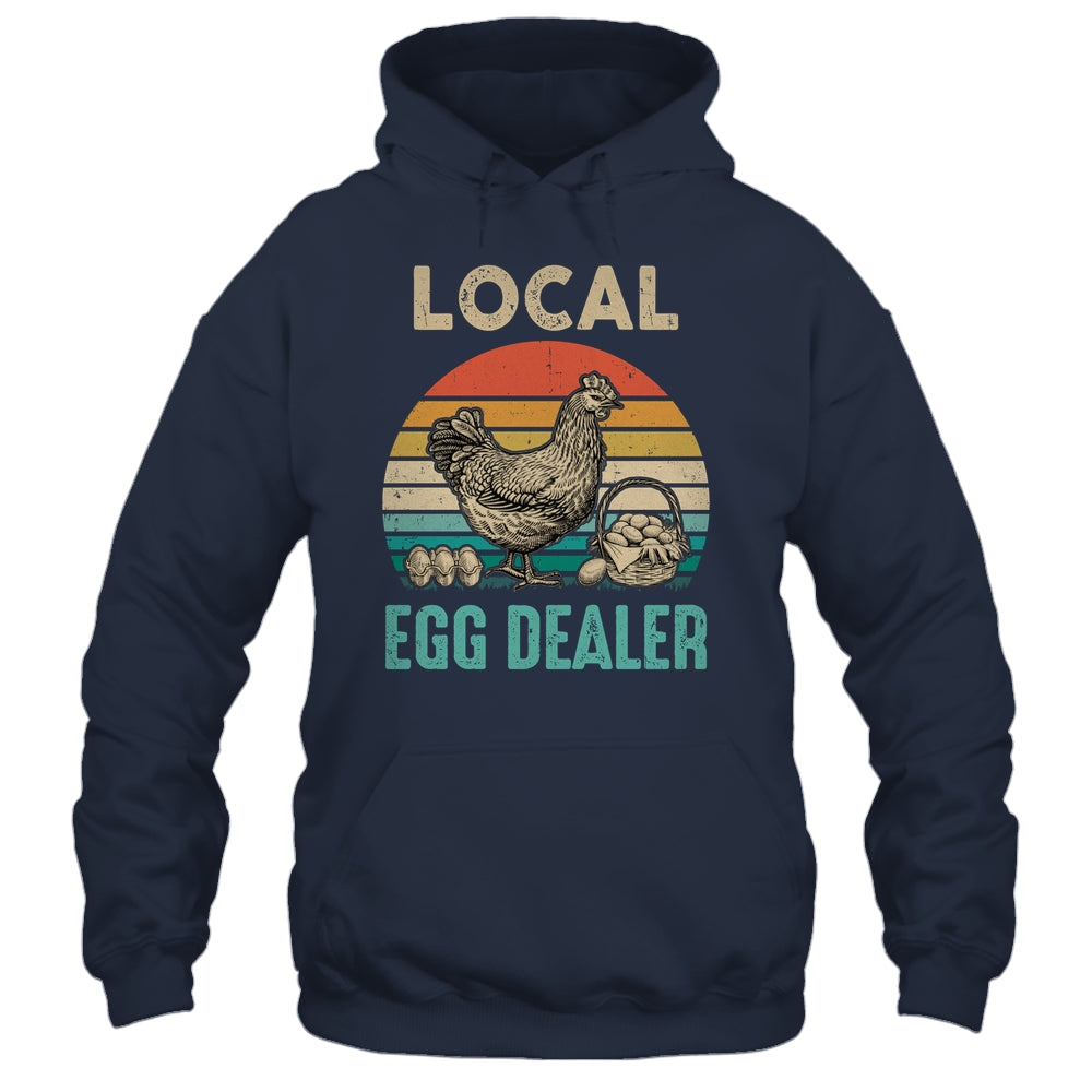Retro Vintage Local Egg Dealer Farmer Chicken Egg Lover Shirt & Tank Top | siriusteestore