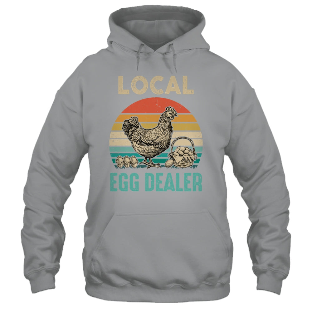 Retro Vintage Local Egg Dealer Farmer Chicken Egg Lover Shirt & Tank Top | siriusteestore