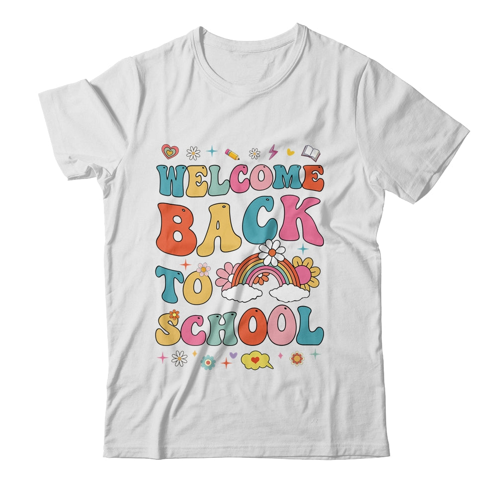 Retro Welcome Back To School Teacher Appreciation Boys Girls Shirt & Hoodie | siriusteestore