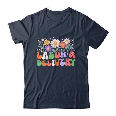 Retro Wildflowers Labor And Delivery Nurse Back To School Shirt & Hoodie | siriusteestore