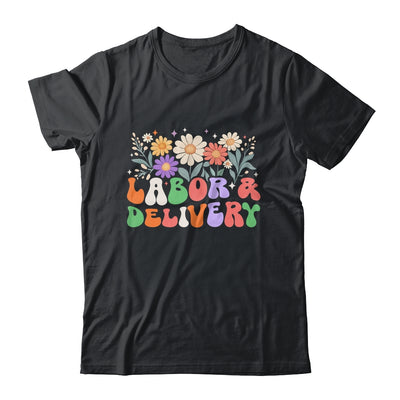 Retro Wildflowers Labor And Delivery Nurse Back To School Shirt & Hoodie | siriusteestore