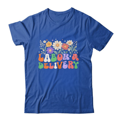 Retro Wildflowers Labor And Delivery Nurse Back To School Shirt & Hoodie | siriusteestore