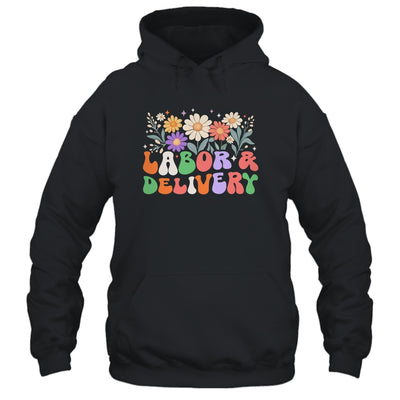 Retro Wildflowers Labor And Delivery Nurse Back To School Shirt & Hoodie | siriusteestore