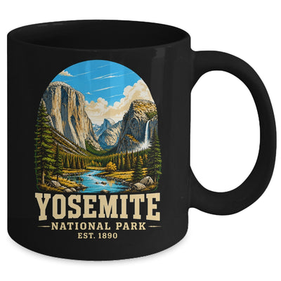 Retro Yosemite National Park USA Vintage Hiking California Mug | siriusteestore