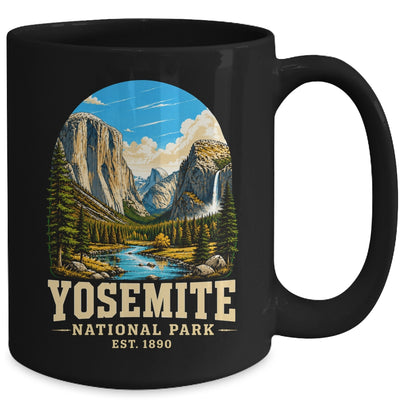 Retro Yosemite National Park USA Vintage Hiking California Mug | siriusteestore