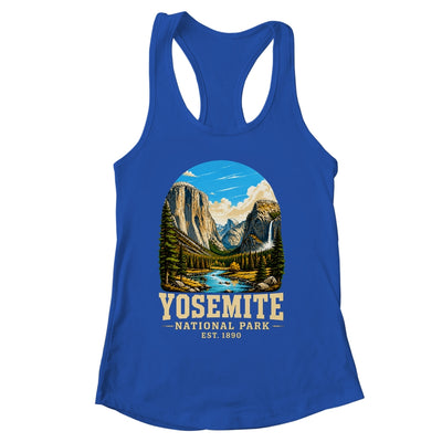 Retro Yosemite National Park USA Vintage Hiking California Shirt & Tank Top | siriusteestore