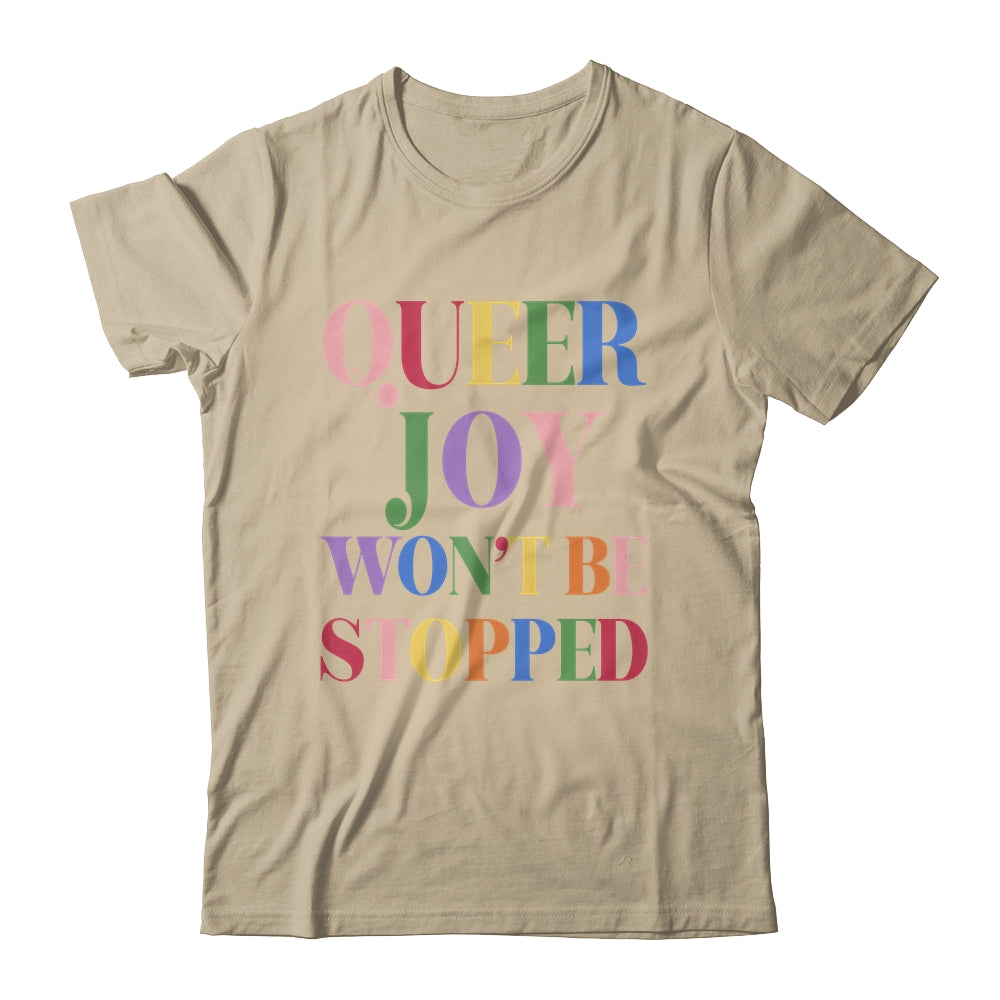 Retro You Cant Ban Queer Joy Floral Lesbian Trans LGBTQ Shirt & Tank Top | siriusteestore