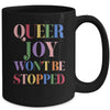 Retro You Cant Ban Queer Joy Floral Lesbian Trans LGBTQ Mug | siriusteestore