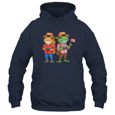 Rican Sapo Concho Coqui Frog Funny Puerto Rico Flag Shirt & Tank Top | siriusteestore