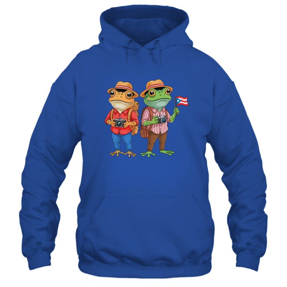 Rican Sapo Concho Coqui Frog Funny Puerto Rico Flag Shirt & Tank Top | siriusteestore