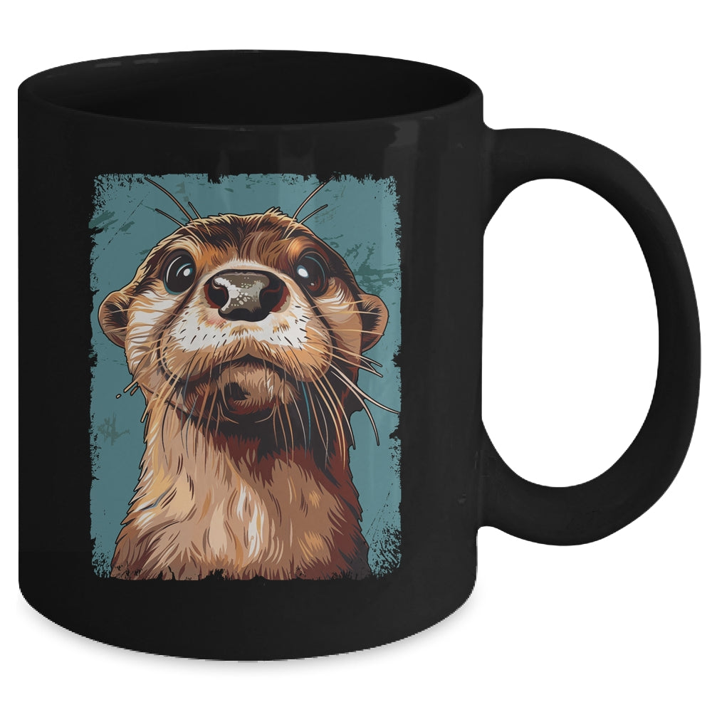 River Otter Lover For Boys Girls Cute Otter Animal Funny Mug | siriusteestore