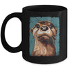 River Otter Lover For Boys Girls Cute Otter Animal Funny Mug | siriusteestore