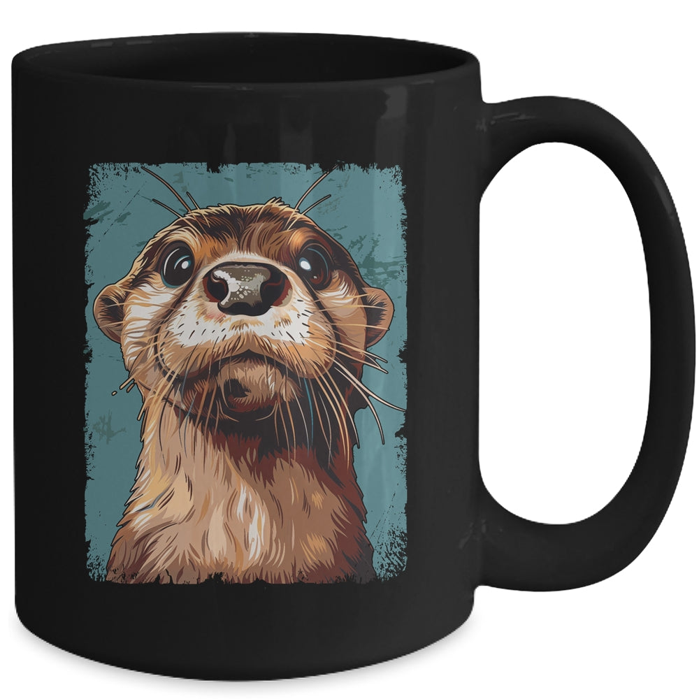 River Otter Lover For Boys Girls Cute Otter Animal Funny Mug | siriusteestore
