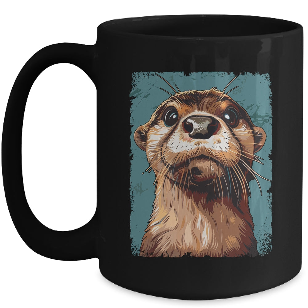 River Otter Lover For Boys Girls Cute Otter Animal Funny Mug | siriusteestore