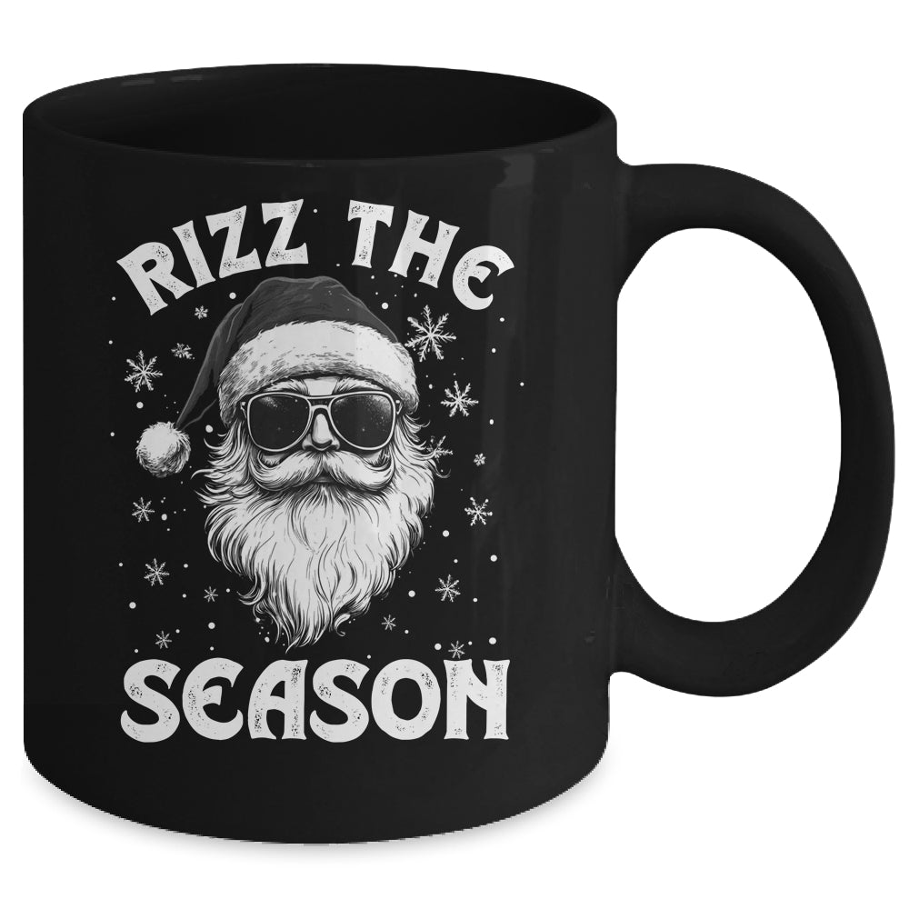 Rizz The Season Christmas Santa Claus Rizzler Holiday Funny Mug | siriusteestore