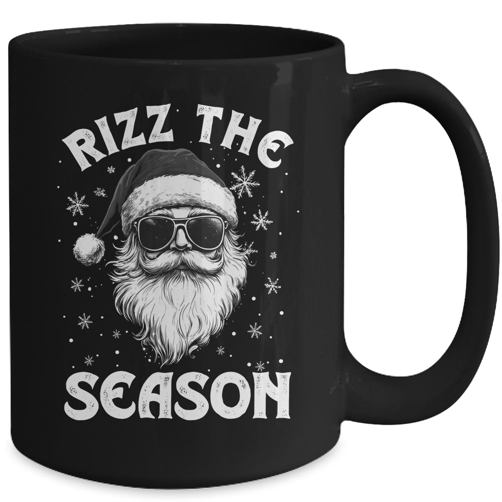Rizz The Season Christmas Santa Claus Rizzler Holiday Funny Mug | siriusteestore