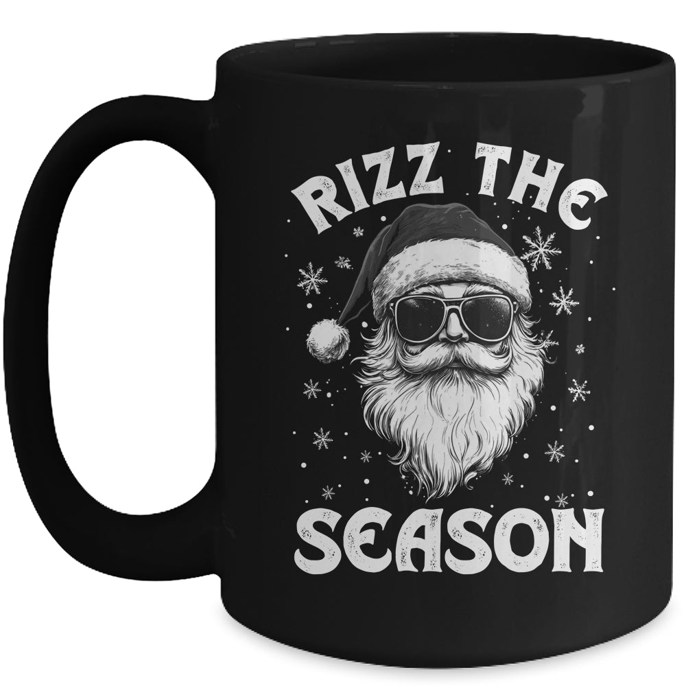 Rizz The Season Christmas Santa Claus Rizzler Holiday Funny Mug | siriusteestore