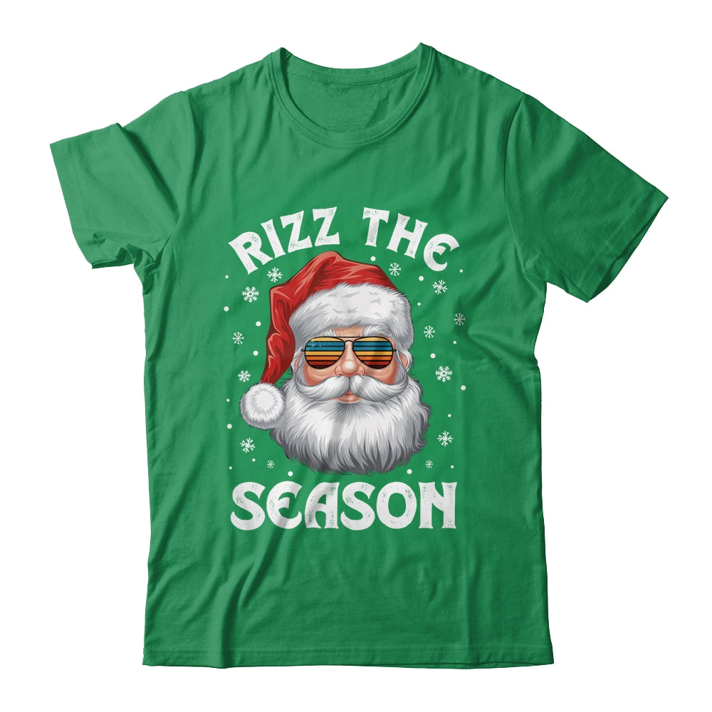 Rizz The Season Funny Christmas Santa Claus Rizzler Holiday Shirt & Sweatshirt | siriusteestore