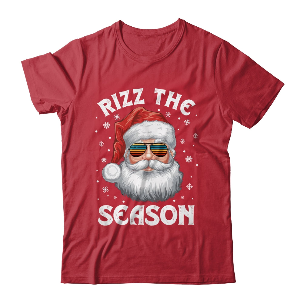 Rizz The Season Funny Christmas Santa Claus Rizzler Holiday Shirt & Sweatshirt | siriusteestore