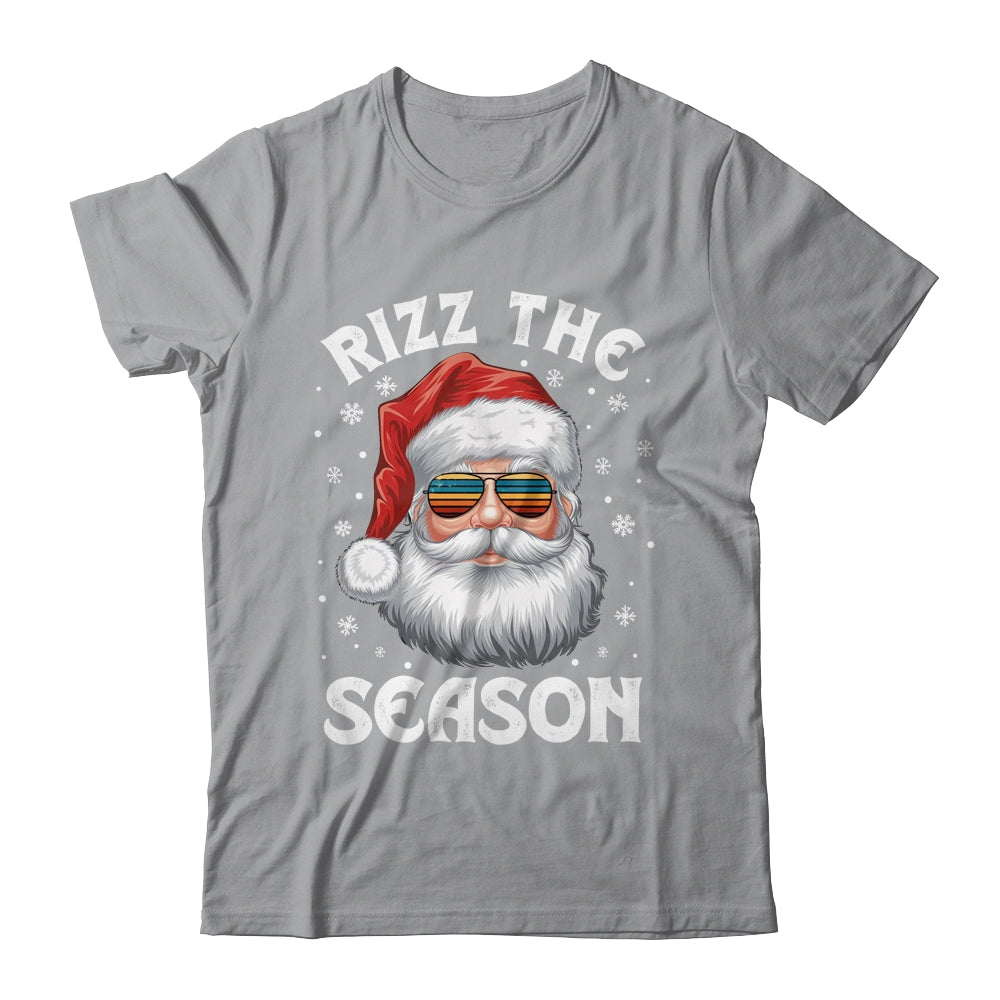 Rizz The Season Funny Christmas Santa Claus Rizzler Holiday Shirt & Sweatshirt | siriusteestore