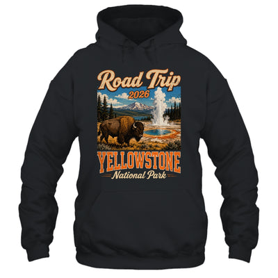 Road Trip 2026 Yellowstone National Park Bison Men Women Shirt & Tank Top | siriusteestore