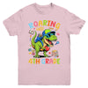 Roaring Into 4th Grade Back To School Boys T-Rex Dinosaur Youth Shirt | siriusteestore