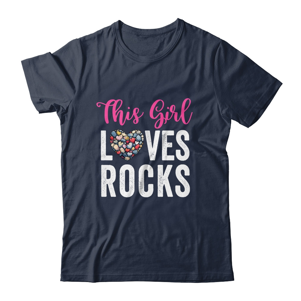 Rock Collector Hunting Girl Women Stones Geology Rockhound Shirt & Tank Top | siriusteestore