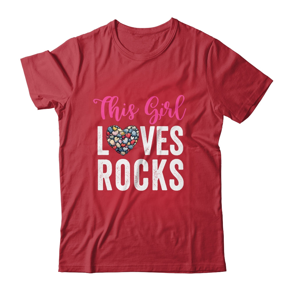 Rock Collector Hunting Girl Women Stones Geology Rockhound Shirt & Tank Top | siriusteestore