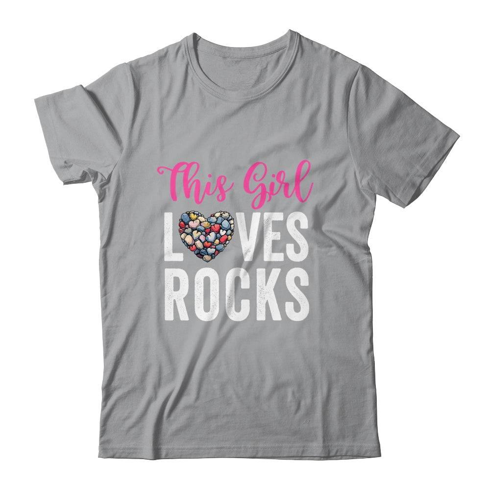 Rock Collector Hunting Girl Women Stones Geology Rockhound Shirt & Tank Top | siriusteestore