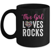 Rock Collector Hunting Girl Women Stones Geology Rockhound Mug | siriusteestore