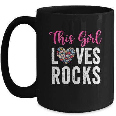 Rock Collector Hunting Girl Women Stones Geology Rockhound Mug | siriusteestore
