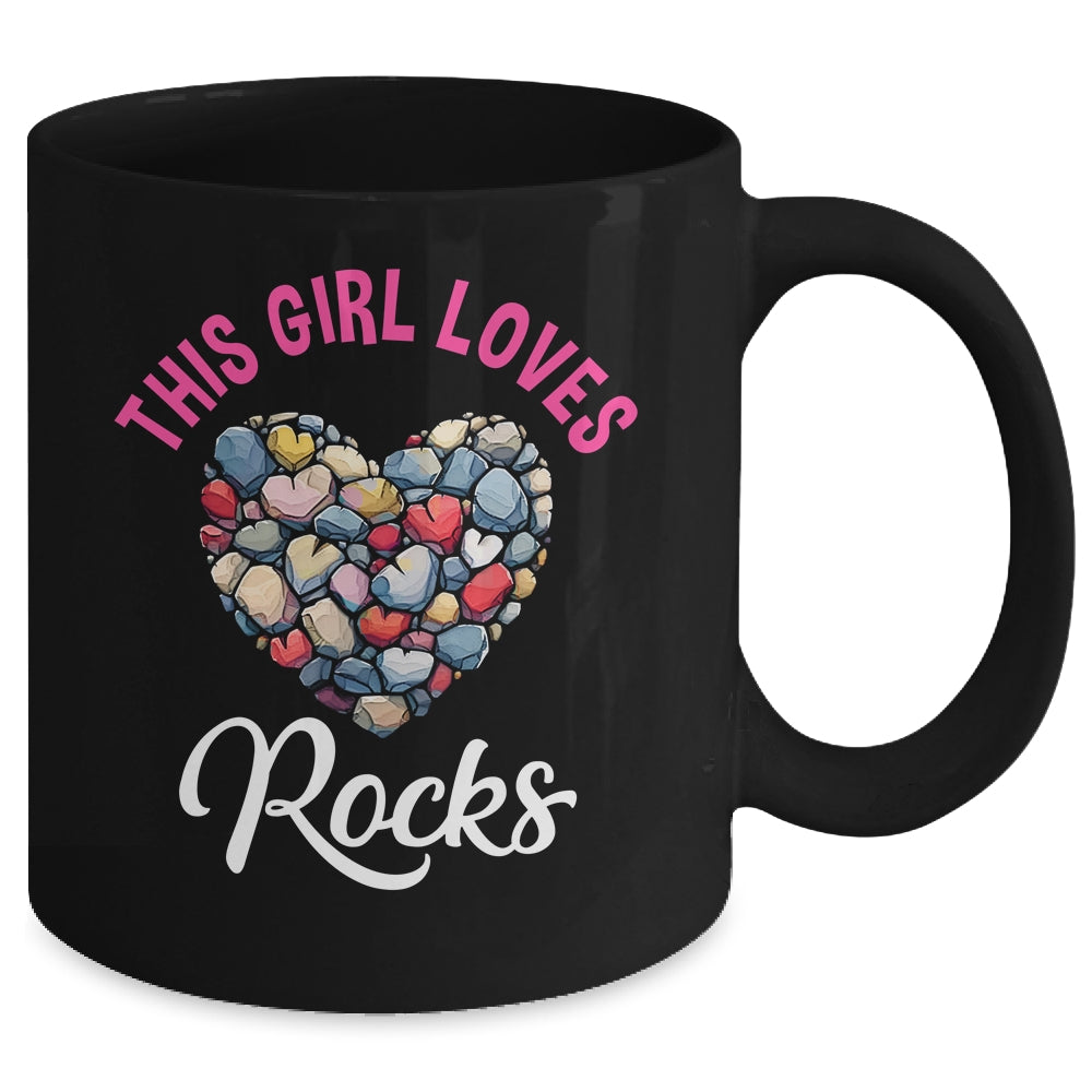 Rock Collector Hunting Women Girl Stones Geology Rockhound Mug | siriusteestore
