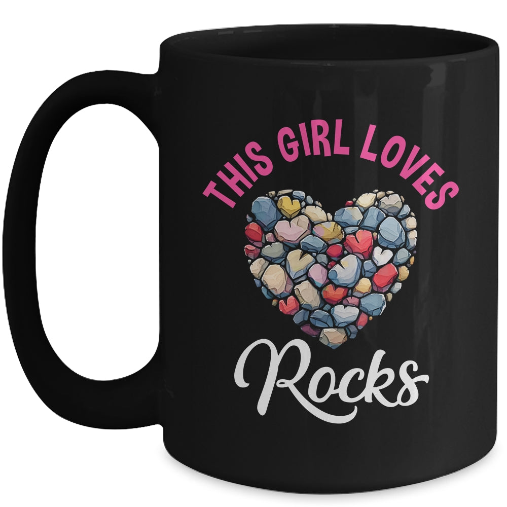 Rock Collector Hunting Women Girl Stones Geology Rockhound Mug | siriusteestore