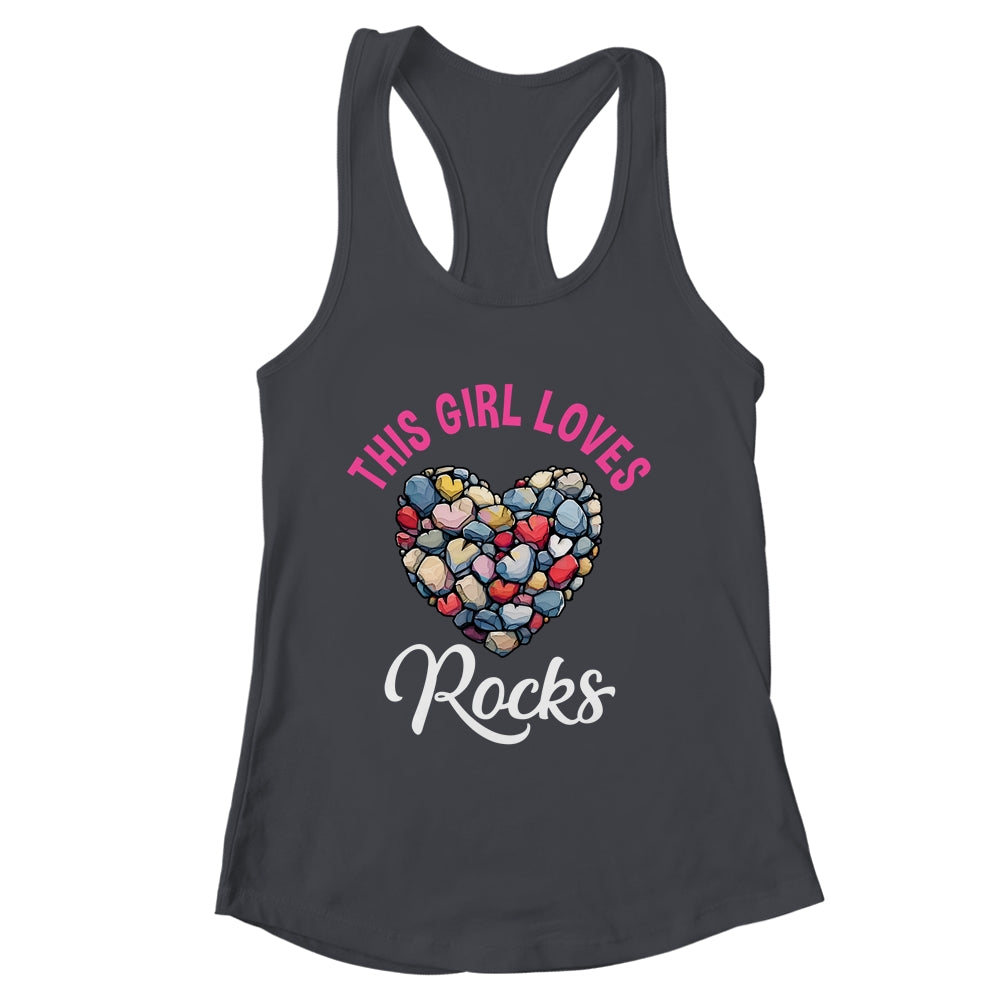 Rock Collector Hunting Women Girl Stones Geology Rockhound Shirt & Tank Top | siriusteestore