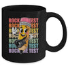 Rock The Test Day Teacher Testing Day Motivational Funny Mug | siriusteestore