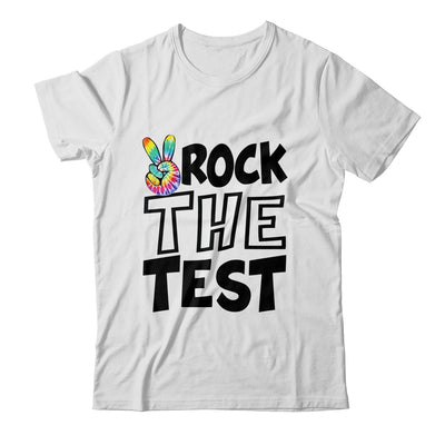 Rock The Test Teacher Test Day Testing Day Tie Dye Teacher Shirt & Hoodie | siriusteestore