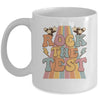 Rock The Test Testing Day Retro Teacher Stars Students Mug | siriusteestore