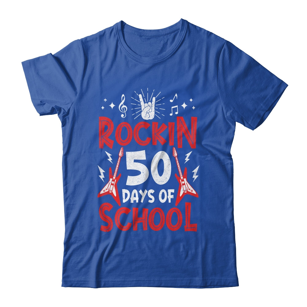 Rockin 50 Days Of School 50th Day Of School 50 Days Smarter Shirt & Hoodie | siriusteestore