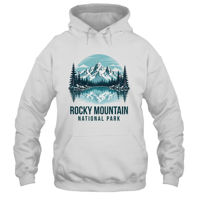 Rocky Mountain National Park Retro Mountain Lake Outdoor Hiking Shirt & Tank Top | siriusteestore