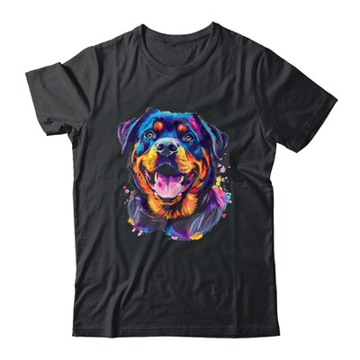 Rottweiler Mom Lover Puppy Dog Watercolor Tie Dye Painting Shirt & Tank Top | siriusteestore