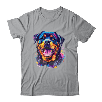 Rottweiler Mom Lover Puppy Dog Watercolor Tie Dye Painting Shirt & Tank Top | siriusteestore