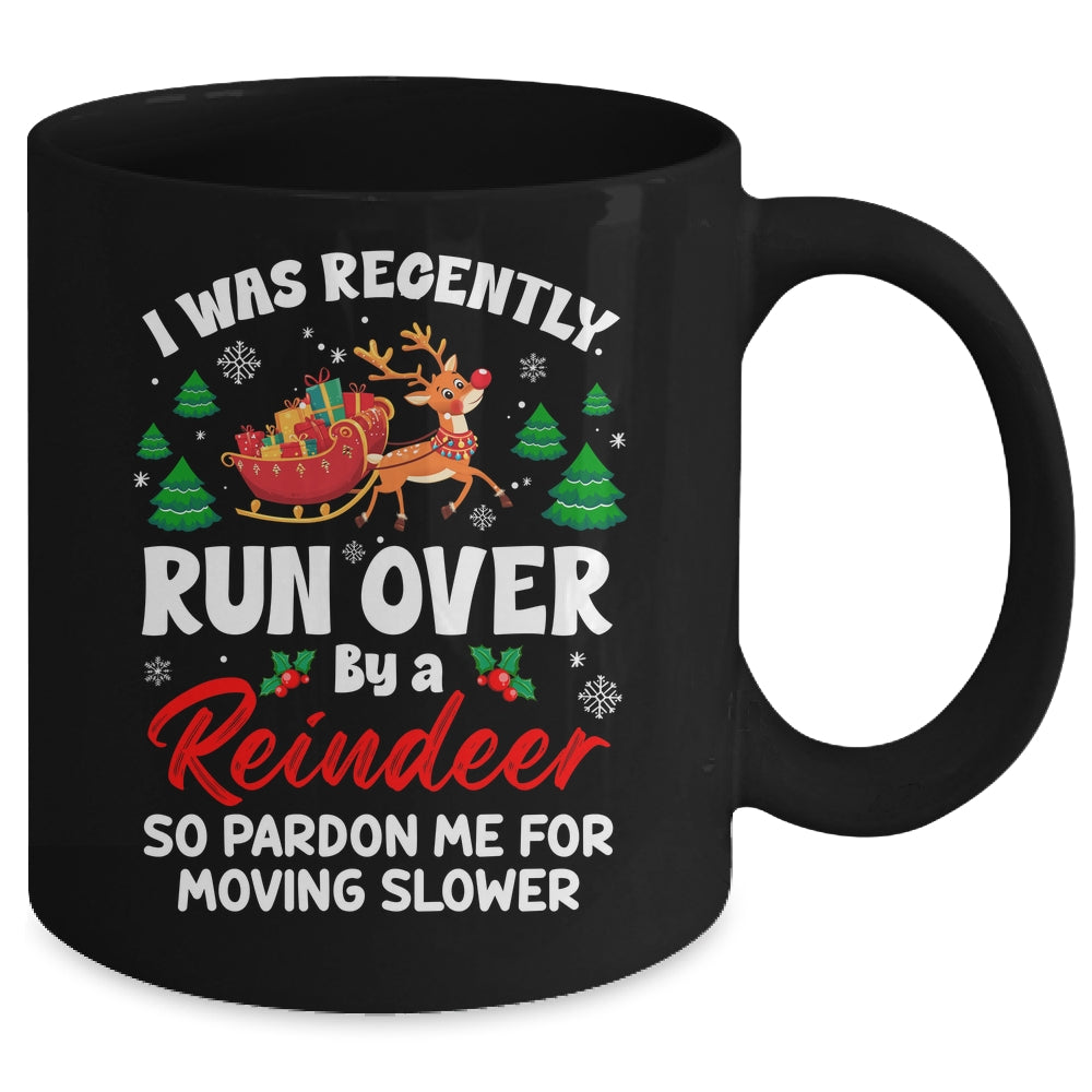 Run Over By Reindeer Matching Christmas Funny Xmas Women Men Mug | siriusteestore