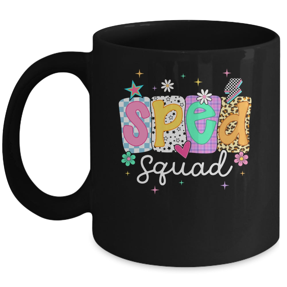 SPED Teacher Squad Floral Special Education Back To School Mug | siriusteestore