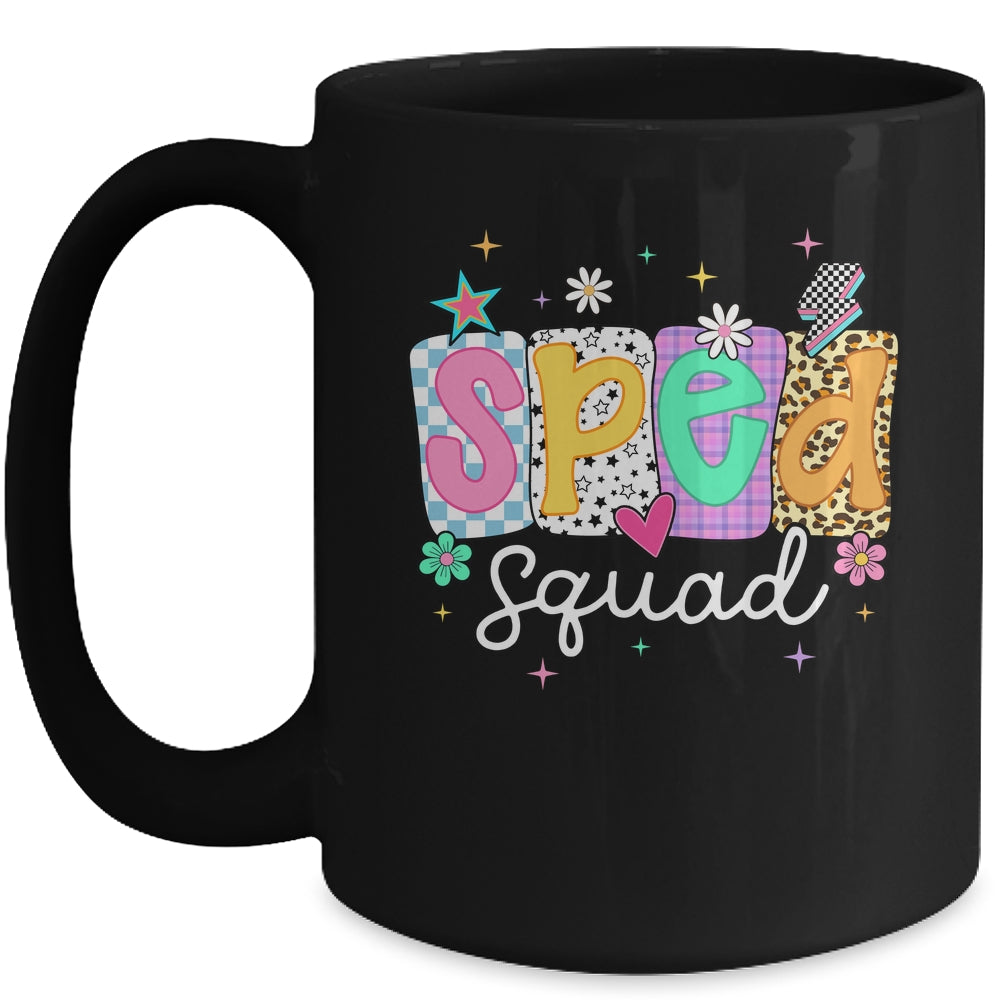 SPED Teacher Squad Floral Special Education Back To School Mug | siriusteestore