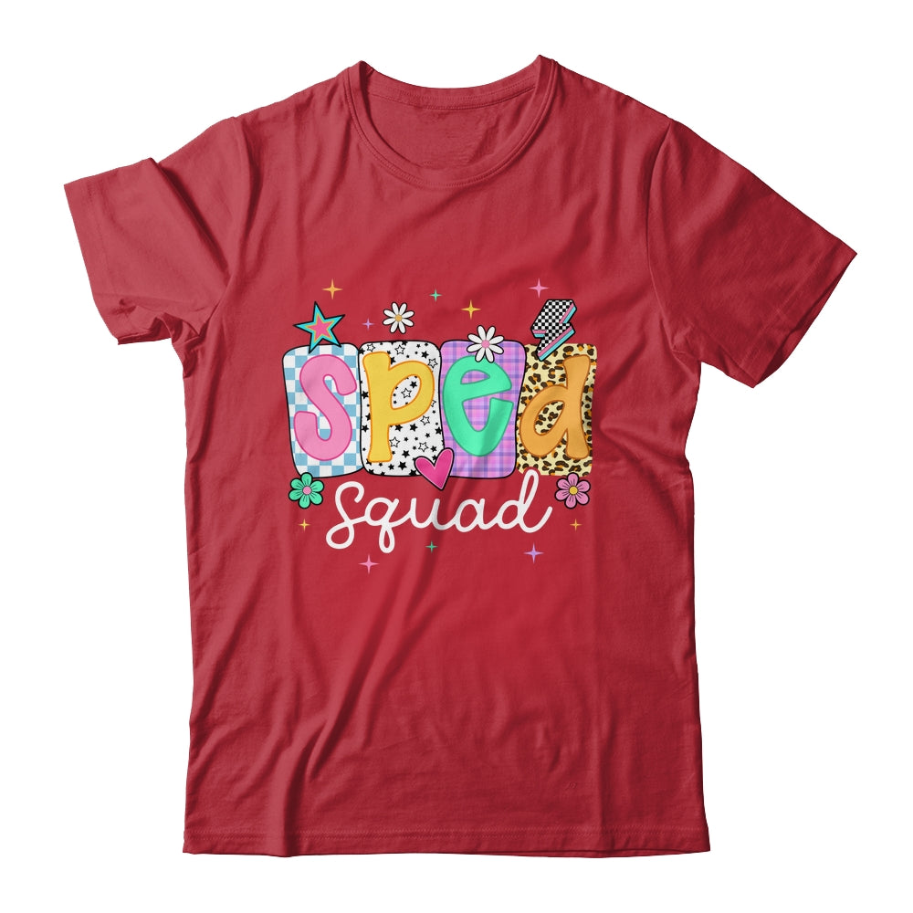 SPED Teacher Squad Floral Special Education Back To School Shirt & Hoodie | siriusteestore